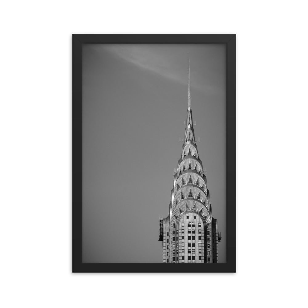 Vintage Chrysler Building - Black and White - New York