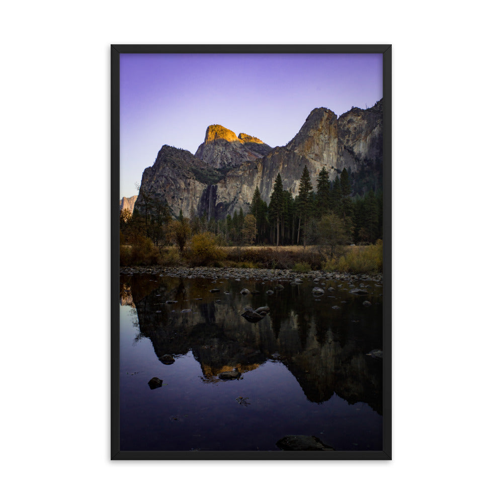 Yosemite Pink Hue - Framed Print - Yosemite, California