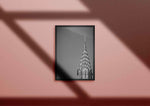 Vintage Chrysler Building - Black and White - New York