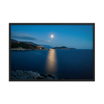 Moon Rising - Framed Print - Dubrovnik, Croatia