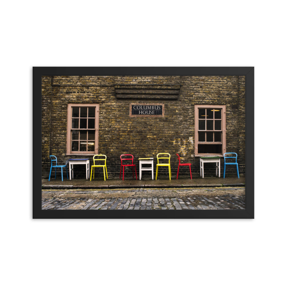 Milk No Sugar - Framed Print - Wapping, London