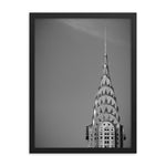 Vintage Chrysler Building - Black and White - New York