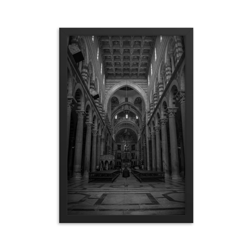 Pisa Cathedral - Black and White - Pisa, Italy